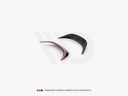 Genuine Maxton Design BMW i8 Rear Cap Spoiler Centre/Center Section - Gloss Black ABS Tailgate Lip Insert, Rear Wing Ducktail Middle Blade Panel - Fits Coupe & Roadster 2014-2020 - 3M Tape - Centre Piece Only - Bootlid/Trunk Lid Lip Centre
