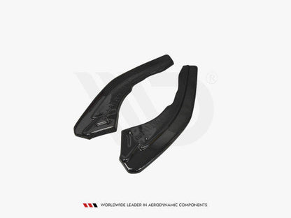 Maxton Design Gloss Black Rear Side Splitters / Spats for BMW M2 F87 (2016+) - Left & Right Pair