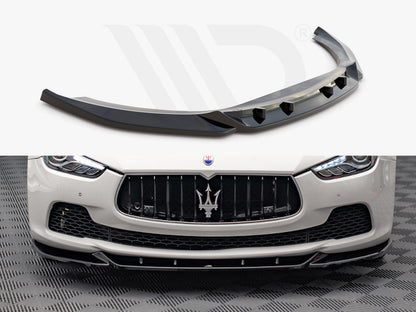 Maxton Design - FRONT SPLITTER V.1 MASERATI GHIBLI MK3 (2013-)