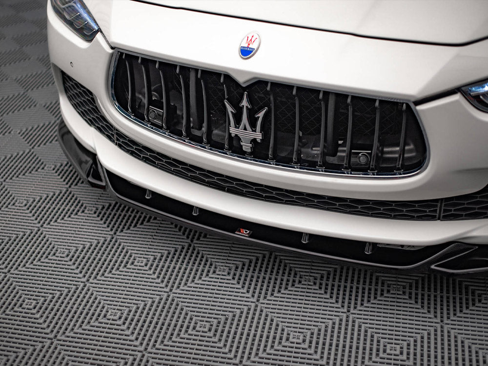 Maxton Design - FRONT SPLITTER V.1 MASERATI GHIBLI MK3 (2013-)