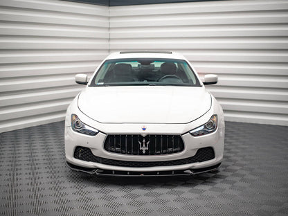Maxton Design - FRONT SPLITTER V.2 MASERATI GHIBLI MK3 (2013-)