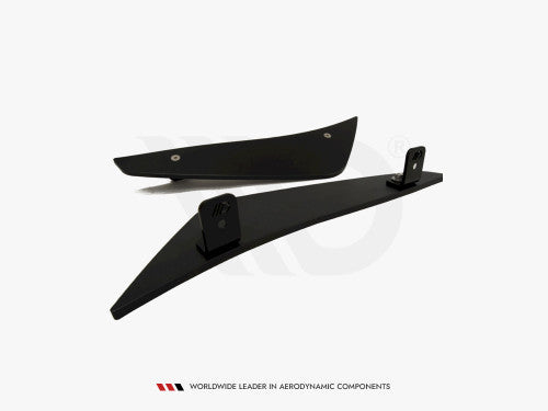 Maxton Design Front Canards / Dive Planes / Winglets (Aero Flicks) for BMW M3 E92 Coupe & E93 Cabrio/Convertible 2007-2013 Pre-LCI Pre-Facelift | E9X M3 Front Bumper Fins Corner Splitters Vortex Fins