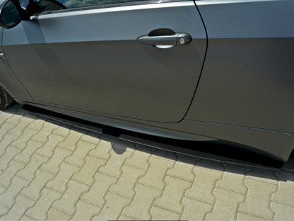 Maxton Design Racing Side Skirts Diffusers (Pair) for BMW M3 E92/E93 2007-2013 | Side Skirt Extensions | Pre-Facelift (Preface) Coupe/Cabrio | ABS