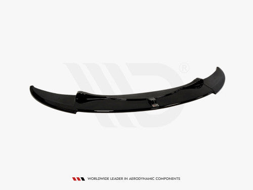 Maxton Design Gloss Black Front Splitter & Lip Spoiler for BMW M3 E92 E93 Coupe & Convertible (Pre-Facelift) 2007-2013 | Compatible with BMW M Performance Splitters | ABS