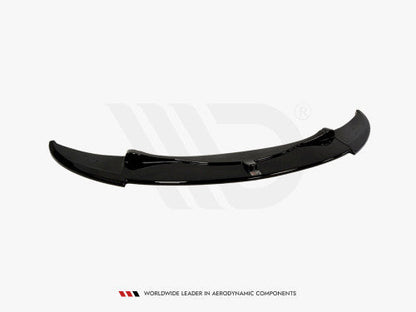 Maxton Design Gloss Black Front Splitter & Lip Spoiler for BMW M3 E92 E93 Coupe & Convertible (Pre-Facelift) 2007-2013 | Compatible with BMW M Performance Splitters | ABS