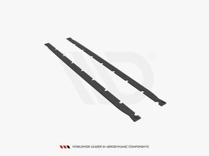 Maxton Design Street Pro Side Skirts / Side Splitters / Rocker Extensions (10mm ABS) for BMW M4 Competition G82 Coupe 2021+ - Matte Black or Red Core Sill Blades Aero Diffusers