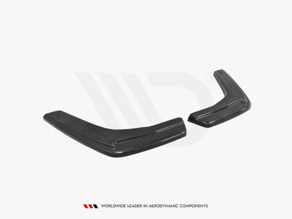 Maxton Design Rear Corner Extensions for BMW M4 F82 Coupe 2014-2020 - Gloss Black ABS Pair | Direct Fit Rear Side Splitters, Rear Spats, Rear Bumper Extensions, Aero Fins, Winglets, Valance/Rear Lip Corners