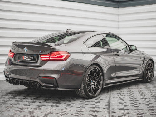 BMW M4 F82 Coupe Side Skirt Extensions/Diffusers Gloss Black 2014-2020 | Maxton Design ABS Splitters Kit