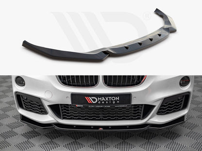 Maxton Design - FRONT SPLITTER V.1 BMW X1 M-PACK F48 (2015-2019)
