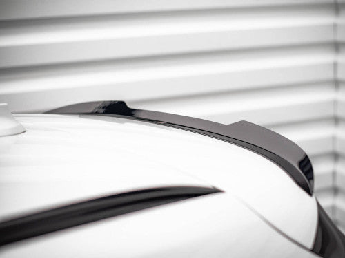 Maxton Design Gloss/Piano Black Rear Boot Lid Spoiler Cap, Tailgate Lip Wing & Trunk Lip for BMW X1 F48 2015-2019 M Sport/M Package (M-Pack) – ABS Tape-On Rear Wing Extension, No-Drill OEM+ Style