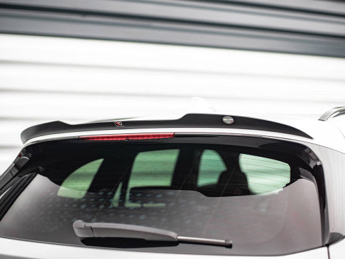 Maxton Design Gloss/Piano Black Rear Boot Lid Spoiler Cap, Tailgate Lip Wing & Trunk Lip for BMW X1 F48 2015-2019 M Sport/M Package (M-Pack) – ABS Tape-On Rear Wing Extension, No-Drill OEM+ Style