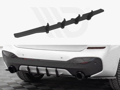 Maxton Design Street Pro Rear Diffuser/Splitter for BMW X1 F48 M Sport M Pack 2015-2019 - 10mm ABS Matte Black Lower Valance Bumper Lip Skirt Undertray Insert