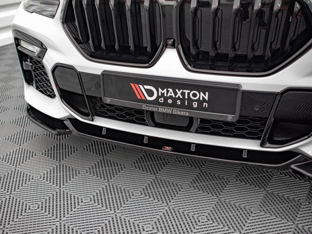 Maxton Design - FRONT SPLITTER V.1 BMW X6 M-PACK G06