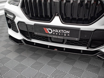 Maxton Design - FRONT SPLITTER V.1 BMW X6 M-PACK G06
