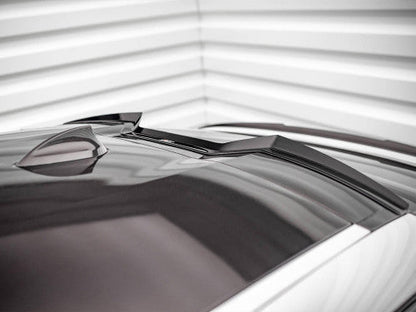 Maxton Design Piano/Gloss Black Rear Boot/Trunk Lid Lip Spoiler Cap for BMW X6 G06 M Sport (M-Pack) 2019+ | Tailgate Lip Wing | M Performance Style | Stick-On ABS | Shadowline/OEM Look