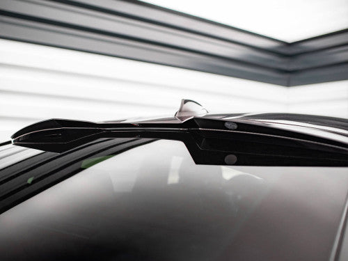 Maxton Design Piano/Gloss Black Rear Boot/Trunk Lid Lip Spoiler Cap for BMW X6 G06 M Sport (M-Pack) 2019+ | Tailgate Lip Wing | M Performance Style | Stick-On ABS | Shadowline/OEM Look