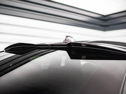 Maxton Design Piano/Gloss Black Rear Boot/Trunk Lid Lip Spoiler Cap for BMW X6 G06 M Sport (M-Pack) 2019+ | Tailgate Lip Wing | M Performance Style | Stick-On ABS | Shadowline/OEM Look