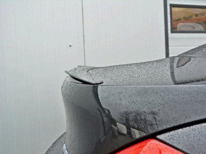 Maxton Design Gloss Black Rear Bootlid/Trunk Decklid Lip Spoiler Cap for BMW M6 E63 6 Series Coupe 2005-2010 - ABS Stick-On Rear Wing Extension, Ducktail Style, OEM Fit, 3M Tape, No-Drill