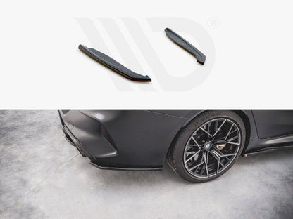 Maxton Design V2 Rear Side Splitters Gloss Black ABS for BMW M8 Gran Coupe F93 2019-on – Rear Bumper Spats Corner/Skirt Extensions Diffuser Side Blades Valance Trims – Pair