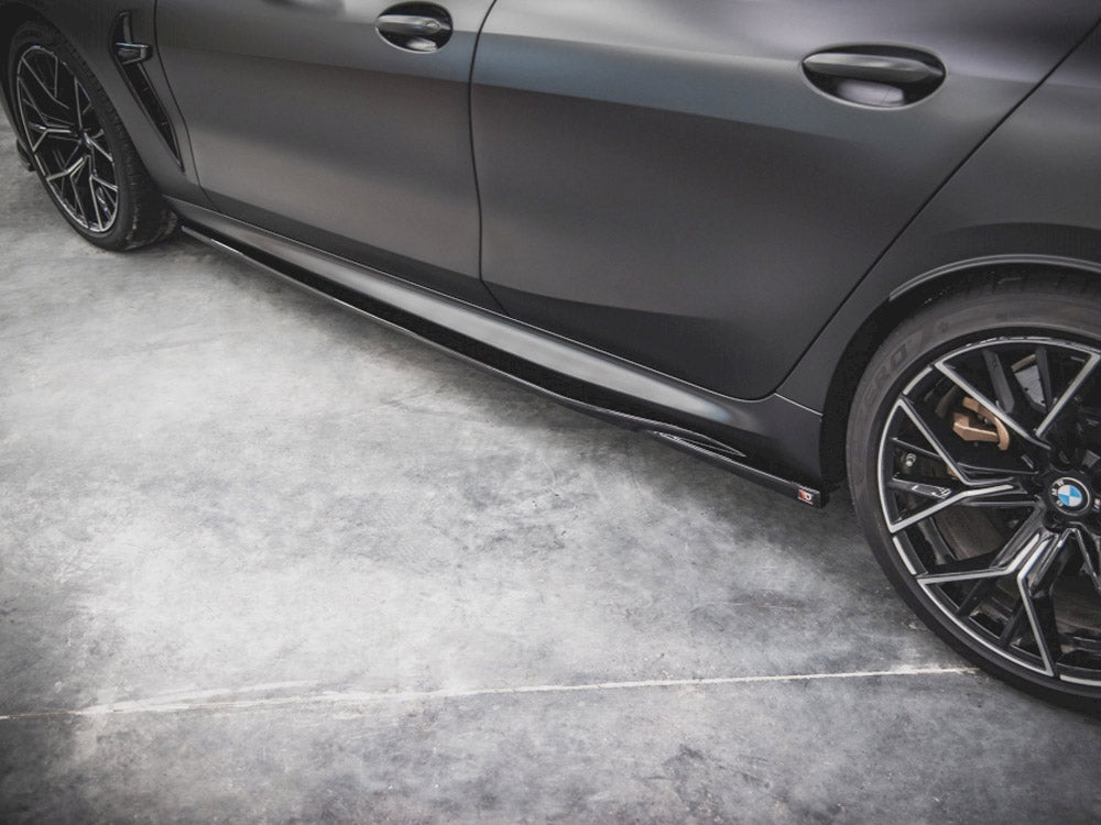 Maxton Design - SIDE SKIRTS DIFFUSERS V.2 BMW M8 GRAN COUPE F93 / 8 GRAN COUPE M-PACK G16 (2019-)