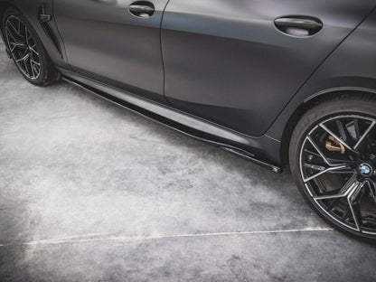 Maxton Design - SIDE SKIRTS DIFFUSERS V.2 BMW M8 GRAN COUPE F93 / 8 GRAN COUPE M-PACK G16 (2019-)
