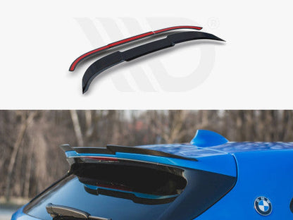 Maxton Design High Gloss Piano Black Roof Spoiler Extension for BMW X2 F39 M Sport (2016-on) | Rear Roof Lip / Tailgate Wing / Hatch Spoiler / Rear Window Spoiler | ABS Plastic with Pre-Applied 3M Adhesive Tape | OEM+ Styling Upgrade