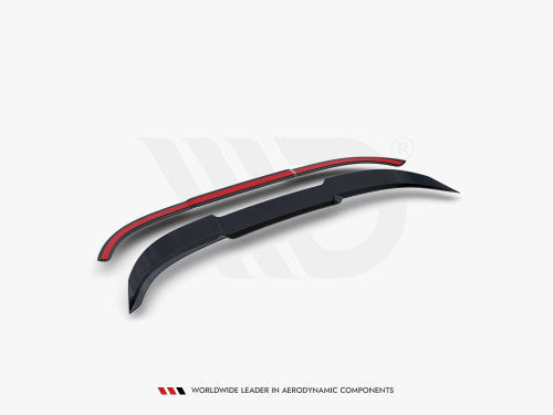 Maxton Design High Gloss Piano Black Roof Spoiler Extension for BMW X2 F39 M Sport (2016-on) | Rear Roof Lip / Tailgate Wing / Hatch Spoiler / Rear Window Spoiler | ABS Plastic with Pre-Applied 3M Adhesive Tape | OEM+ Styling Upgrade