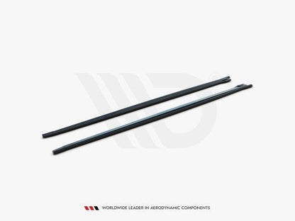 Maxton Design Gloss Piano Black Side Skirts / Sill Extensions / Side Splitters for BMW X2 F39 M Sport (2016-on) with Fitting Kit – Side Skirt Diffusers, Rocker Panel Blades, OEM+ Aero Styling