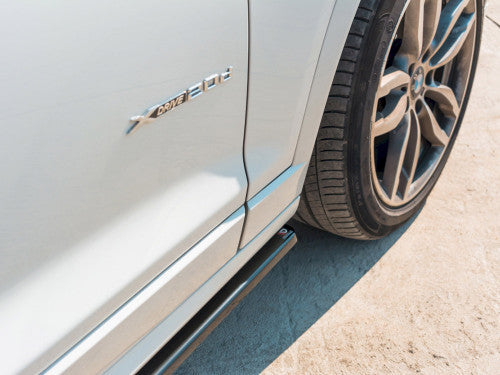 BMW X3 F25 LCI Facelift M Sport (M Pack) 2014-2017 Maxton Design Gloss/Piano Black Side Skirt Extensions, Splitters & Diffusers – Side Blades, Rocker Panel/Sill Extensions (Pair)