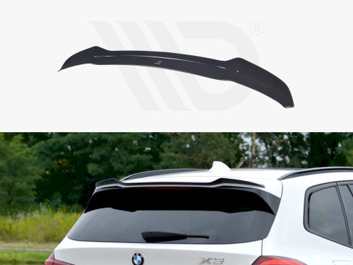 Maxton Design Gloss Black Rear Roof/Window Spoiler Cap & Tailgate Boot Lip Wing Extension for BMW X3 G01 M Sport (M Pack) 2018+ | Roof Edge Hatch Spoiler | ABS | 3M Tape Fitment