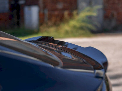 Maxton Design Gloss Black Boot Lip Rear Spoiler / Tailgate Trunk Lip Extension for BMW X4 G02 M Sport (2018–2021) – High-Gloss Piano Black ABS Rear Blade