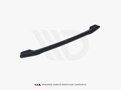 Maxton Design Gloss Piano Black Rear Centre/Center Insert Diffuser Splitter for BMW X4 G02 M Sport 2018-2021 | Rear Lower Valance Bumper Lip Undertray Spoiler