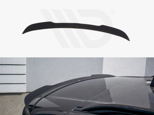 Genuine Maxton Design Gloss Piano Black Roof Spoiler Lip Wing for BMW X5 E70 LCI Facelift M Sport 2010-2013 | Rear Hatch Tailgate Boot Top Spoiler Extension ABS | Self-Adhesive 3M VHB