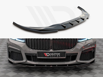 Maxton Design - FRONT SPLITTER V.1 BMW 7 G11 M-PACK FACELIFT (2019-2022)
