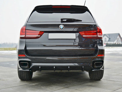 Maxton Design Gloss Piano Black Rear Corner Trims for BMW X5 F15 M50d