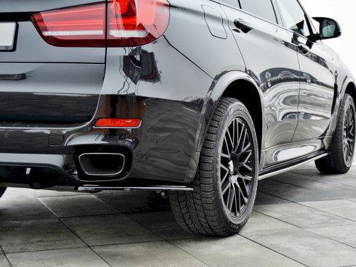 Maxton Design Gloss Black Side Skirt Splitters (Side Skirt Extensions) Pair for BMW X5 F15 M50d 2014-2018
