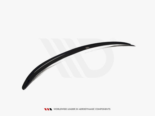Maxton Design Gloss/Piano Black Tailgate Lip Spoiler/Cap for BMW X6 F16 M Sport 2014-2019 – Boot/Trunk Lip, Rear Decklid Extension/Tailgate Cap, Adhesive Stick-On ABS Rear Blade, 3M Tape No-Drill, OEM/OEM+ Style