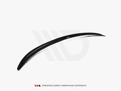 Maxton Design Gloss/Piano Black Tailgate Lip Spoiler/Cap for BMW X6 F16 M Sport 2014-2019 – Boot/Trunk Lip, Rear Decklid Extension/Tailgate Cap, Adhesive Stick-On ABS Rear Blade, 3M Tape No-Drill, OEM/OEM+ Style