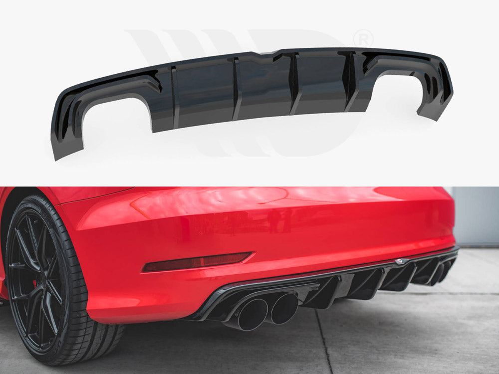 Maxton Design - REAR VALANCE AUDI S3 SEDAN 8V (2013-2016)