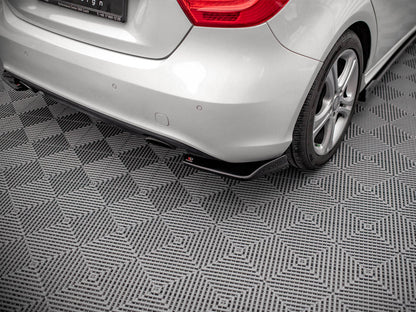 Maxton Design - REAR SIDE SPLITTERS V.1 MERCEDES A W176 (2012-2015)