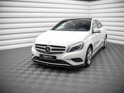Maxton Design - FRONT SPLITTER V.2 MERCEDES A W176 (2012-2015)