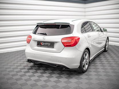 Maxton Design - REAR SIDE SPLITTERS V.2 MERCEDES A W176 (2012-2015)