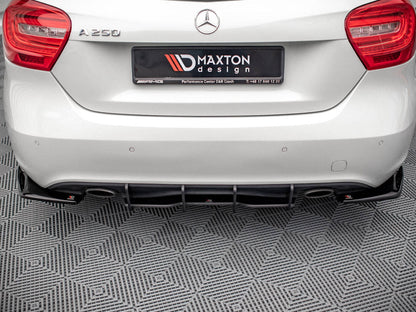 Maxton Design - Street PRO Rear Diffuser Mercedes A W176 (2012-2015)