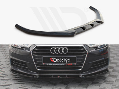 Maxton Design - FRONT SPLITTER V.2 AUDI A4 B9 (2015-2019)