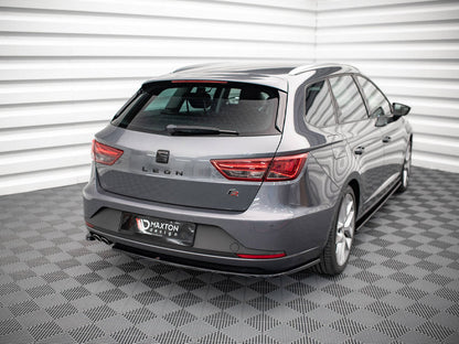 Maxton Design - REAR SIDE SPLITTERS V.1 SEAT LEON FR SPORTSTOURER MK3 (2012-2016)