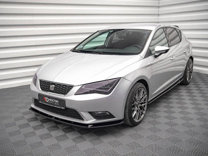 Maxton Design - FRONT SPLITTER V.1 SEAT LEON MK3 (2012-2016)
