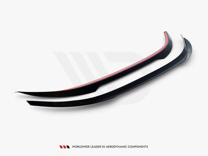 Maxton Design Gloss/Piano Black Rear Boot/Trunk Lip Spoiler Cap - BMW 8 Series Gran Coupe G16 2019+ M Sport/M Pack | Decklid/Tailgate Spoiler Lip Wing | ABS Stick-On Rear Hatch Extension