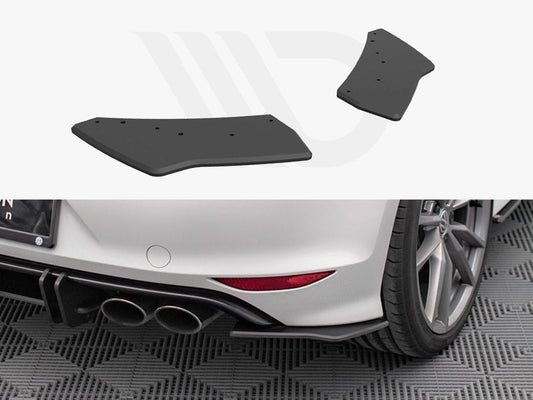 Maxton Design - STREET PRO REAR SIDE SPLITTERS VW GOLF R MK7 (2013-2016)