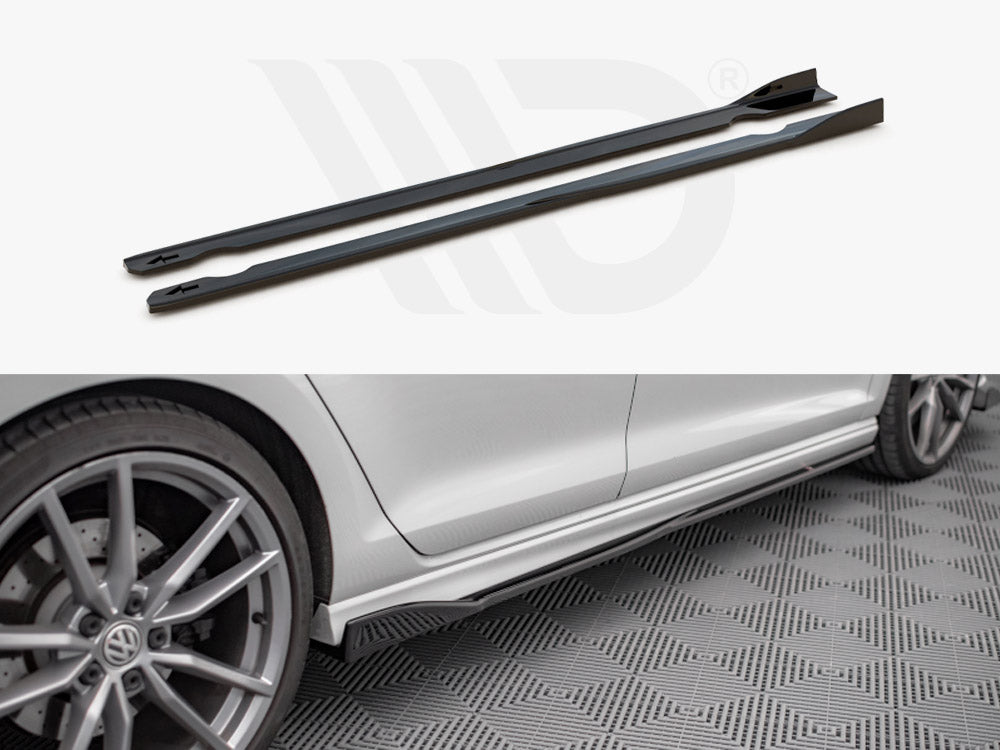 Maxton Design - SIDE SKIRTS DIFFUSERS V.2 VW GOLF R MK7 (2013-2016)