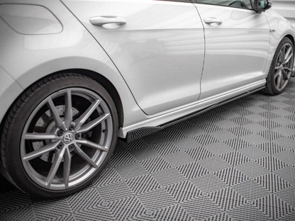 Maxton Design - SIDE SKIRTS DIFFUSERS V.2 VW GOLF R MK7 (2013-2016)